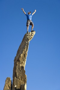 Man on the summit.